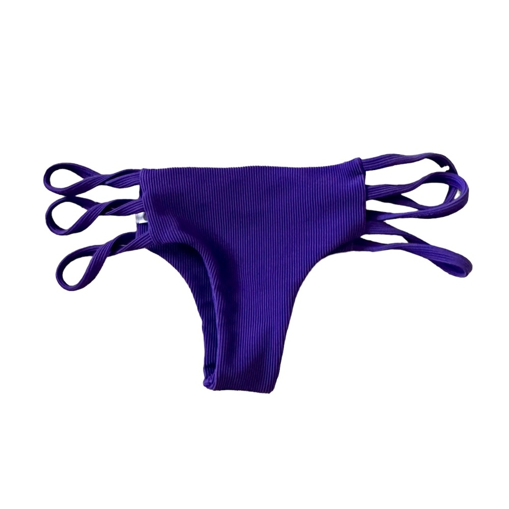 Jypsea  Local Ribbed Violet Peek-a-Boo Bottom Medium